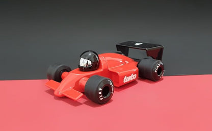 F1 Riser Classic Design with High Glow Finish, ABS Plastic Body, Soft Natural Rubber Wheels