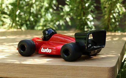 F1 Riser Classic Design with High Glow Finish, ABS Plastic Body, Soft Natural Rubber Wheels