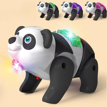 Walking Panda Toy Figure with Walking and Realistic Sound, Animal Figure Toy