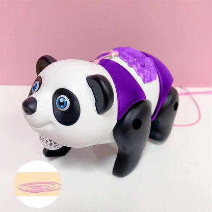 Walking Panda Toy Figure with Walking and Realistic Sound, Animal Figure Toy