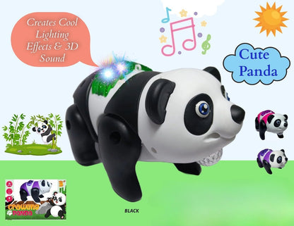 Walking Panda Toy Figure with Walking and Realistic Sound, Animal Figure Toy