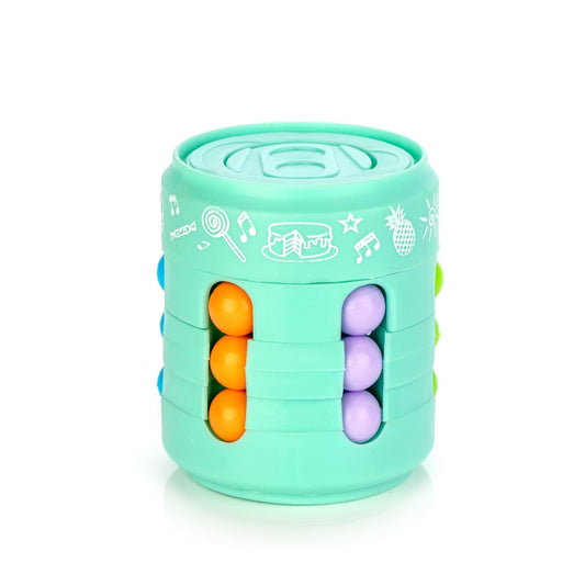Magic Bean Rotating Cube,Creative Educational Toy, Magic Beans, Stress Relief Bean for Kids