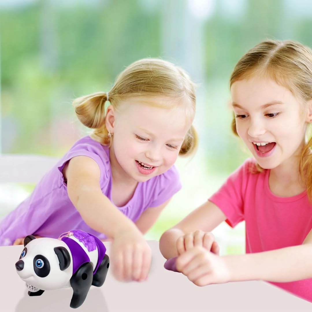 Walking Panda Toy Figure with Walking and Realistic Sound, Animal Figure Toy