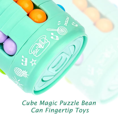 Magic Bean Rotating Cube,Creative Educational Toy, Magic Beans, Stress Relief Bean for Kids