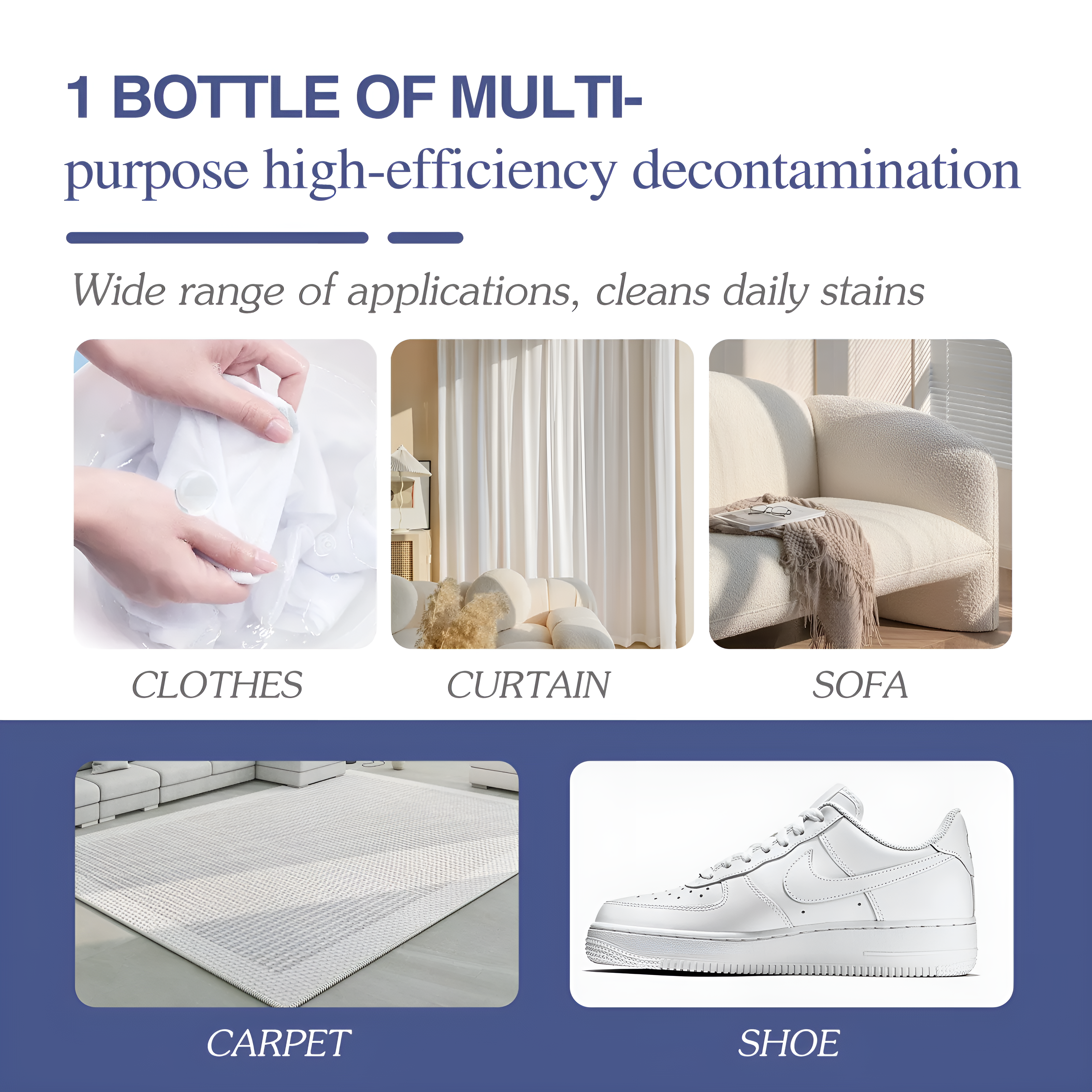 Cloth Stain Remover – Fast-Acting & Fabric-Safe Formula