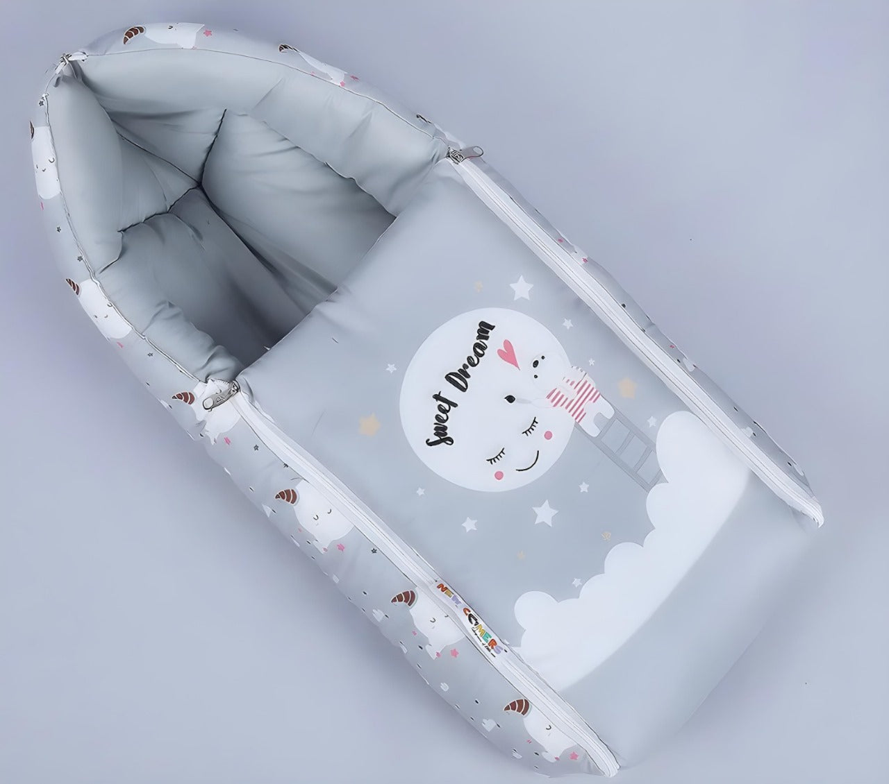 Baby Sleeping Bag – Soft Muslin Cotton Material for Newborns | Breathable, Lightweight & Cozy Swaddle Sack for Infant Sleep Comfort