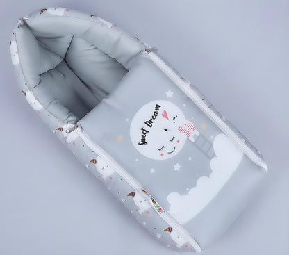 Baby Sleeping Bag – Soft Muslin Cotton Material for Newborns | Breathable, Lightweight & Cozy Swaddle Sack for Infant Sleep Comfort