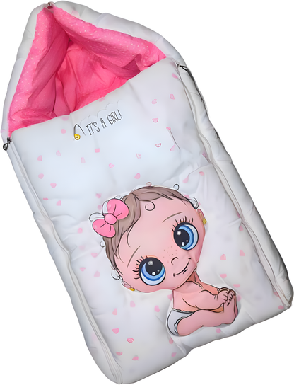 Baby Sleeping Bag – Soft Muslin Cotton Material for Newborns | Breathable, Lightweight & Cozy Swaddle Sack for Infant Sleep Comfort